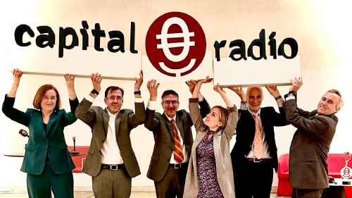 Sandra Torrecillas, Miguel Sanmartín, Luis Vicente Muñoz, Laura Blanco, Chimo Ortega y José Ángel Hernández. Sandra Torrecillas, Miguel Sanmartín, Luis Vicente Muñoz, Laura Blanco, Chimo Ortega y José Ángel Hernández.