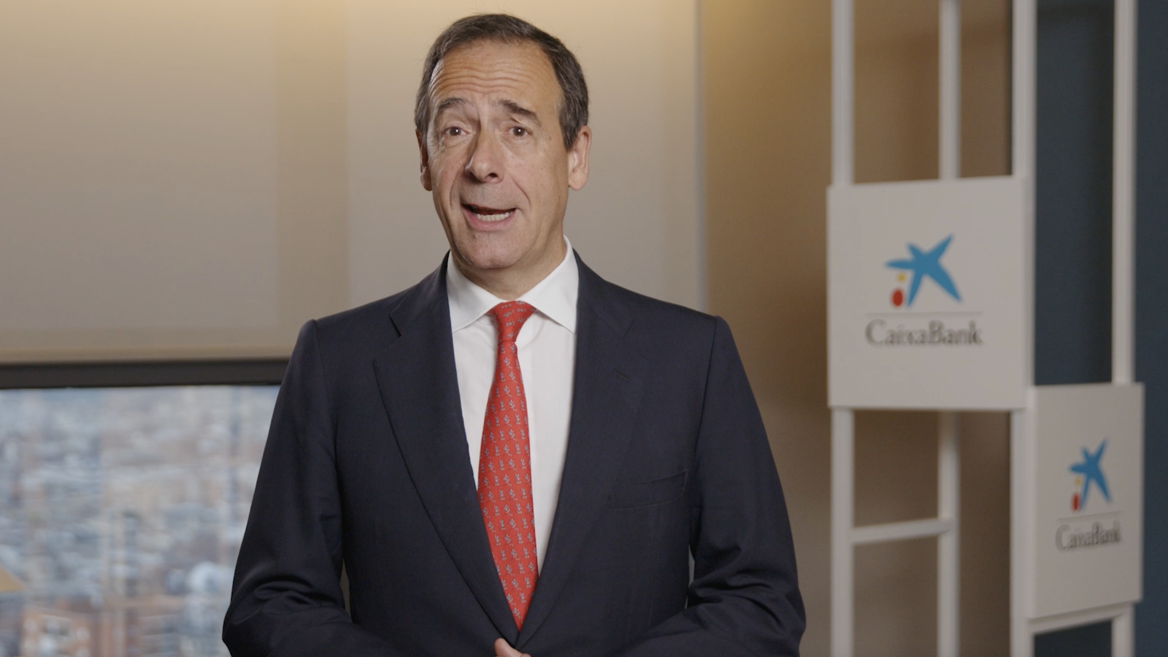 Gonzalo Gort&aacute;zar, CEO de Caixabank