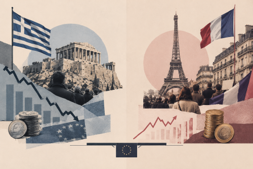 Comparación de crisis europeas_ Grecia y Francia Comparación de crisis europeas_ Grecia y Francia
