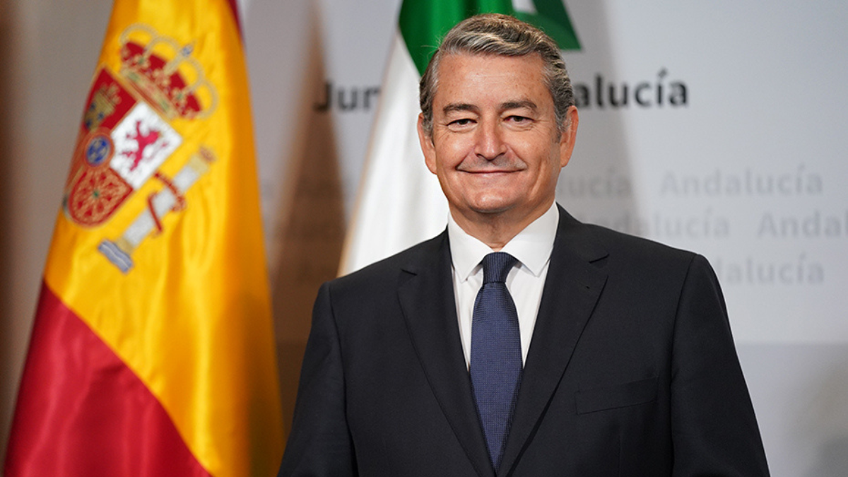 Antonio Sanz Cabello, consejero de Presidencia, Interior, Diálogo Social y Simplificación Administrativa de la Junta de Andalucía.