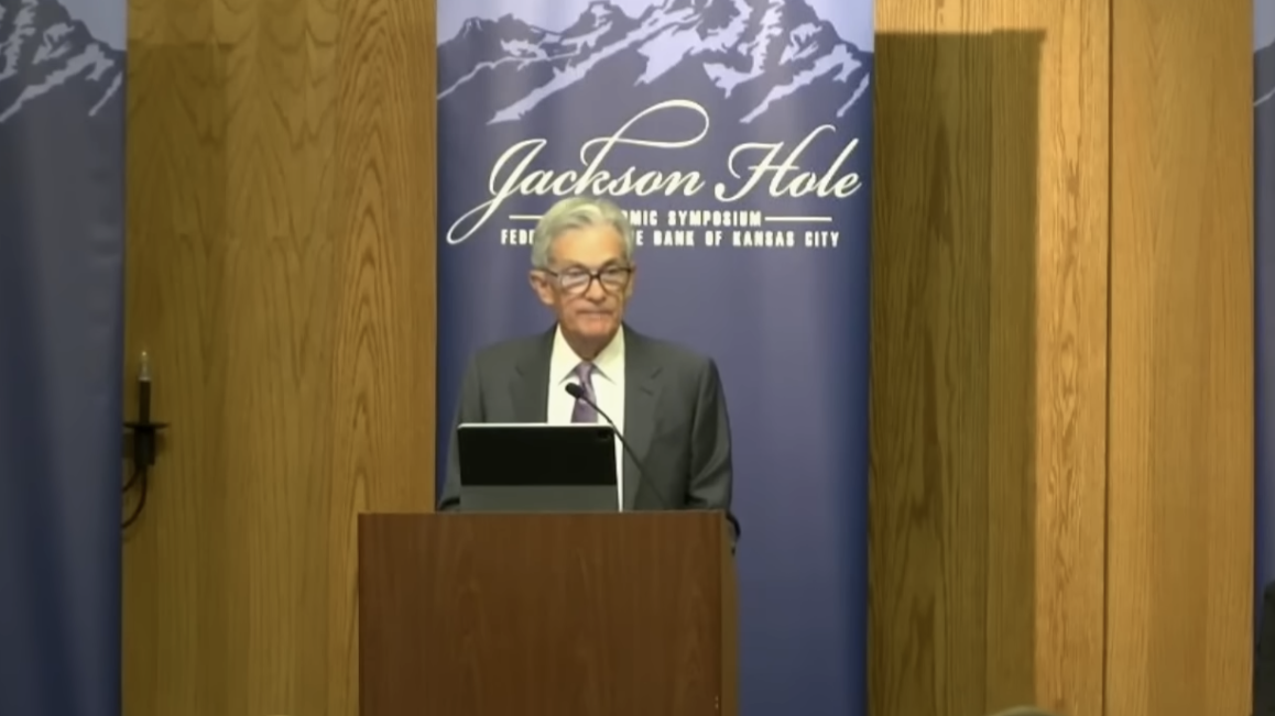 Jerome Powell en Jackson Hole en agosto de 2024