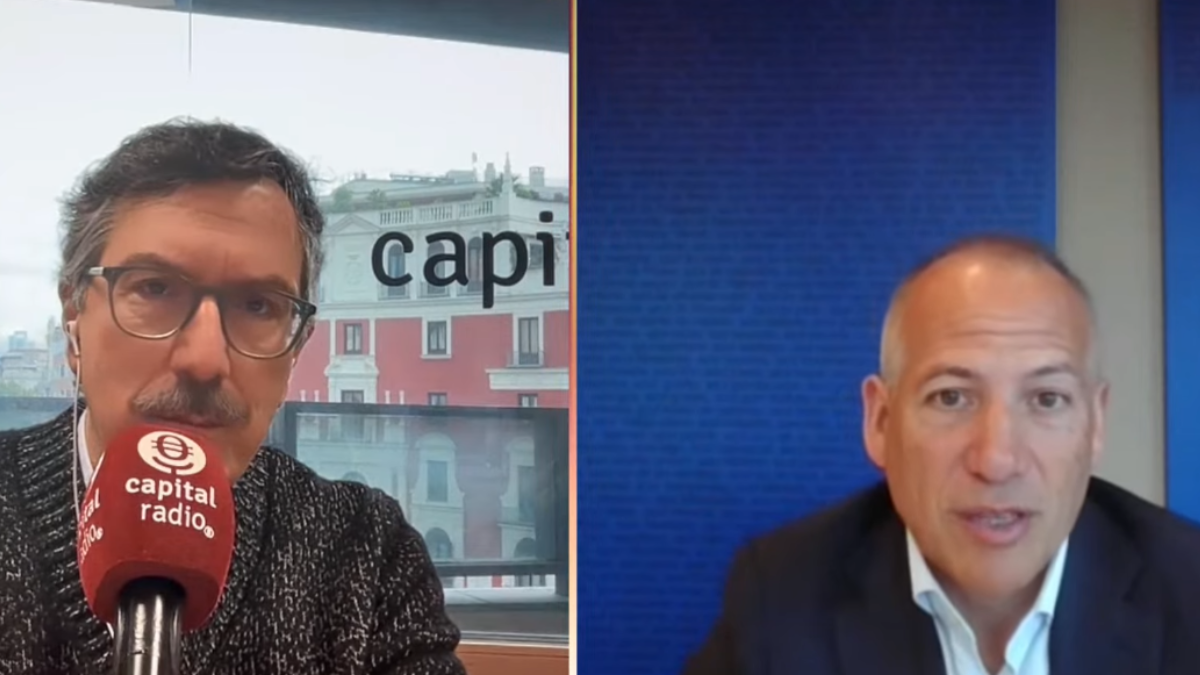 Luis Vicente Muñoz, CEO de Capital Radio, y Sergio Palavecino, director Financiero de Banco Sabadell.