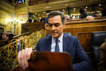 Pedro Sánchez en el Congreso de los Diputados Pedro Sánchez en el Congreso de los Diputados