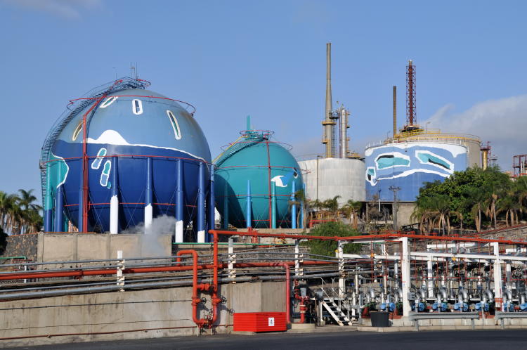 Refinería de Cepsa en Tenerife