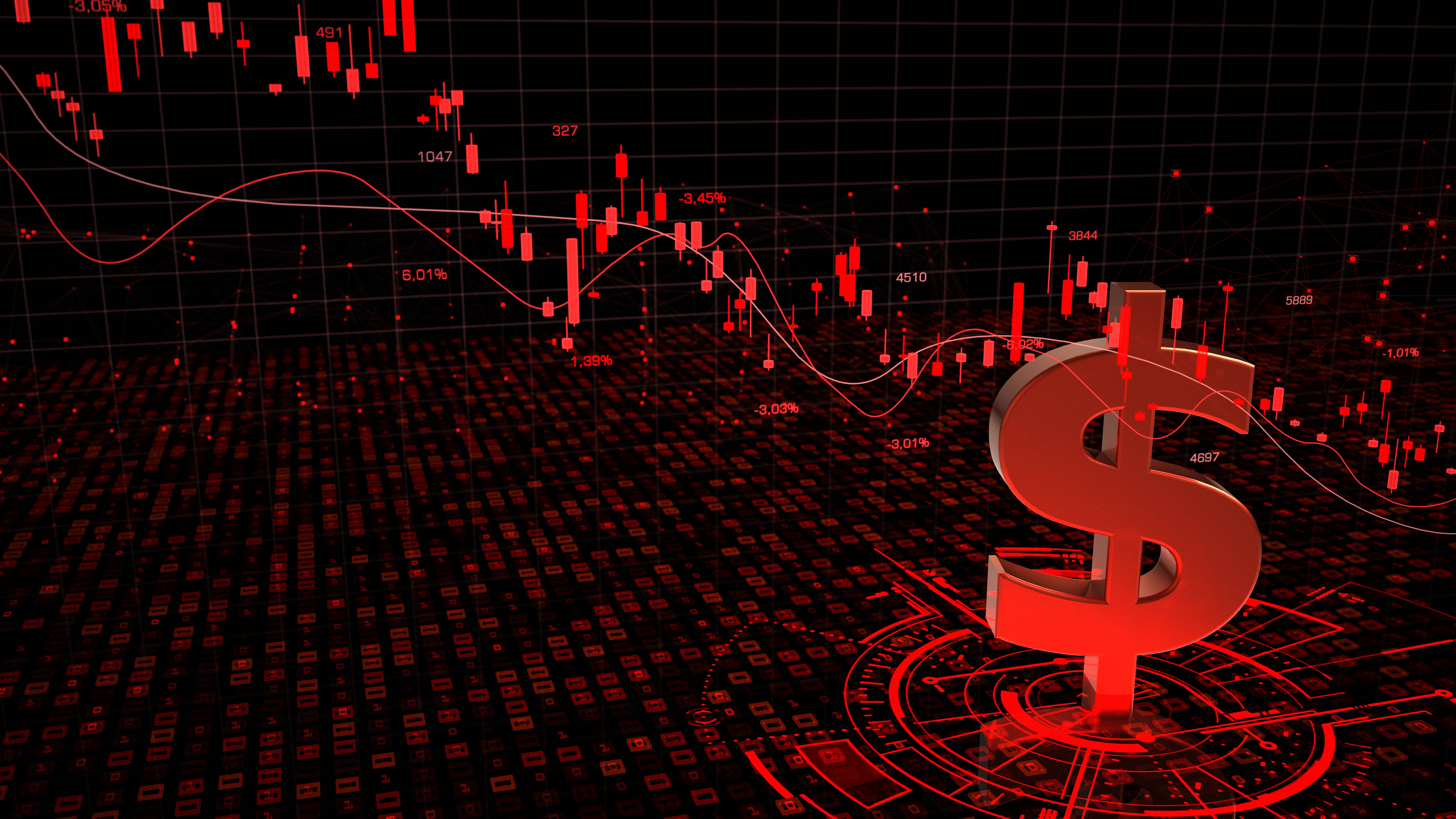 La bajada del dólar y el precio de los bonos de USA, la preocupación del mercado