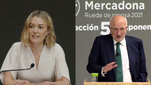 Marta Ortega (Inditex) y Juan Roig (Mercadona) Marta Ortega (Inditex) y Juan Roig (Mercadona)