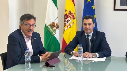 Juan Manuel Moreno Bonilla, presidente de la Junta de Andalucía. Juan Manuel Moreno Bonilla, presidente de la Junta de Andalucía.