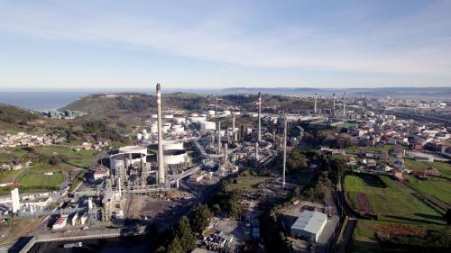 Complejo industrial de Repsol en A Coruña