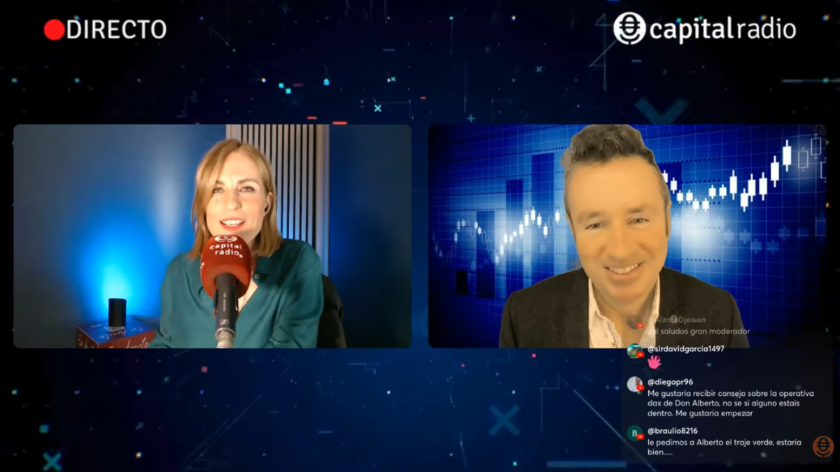 Laura Blanco y Alberto Iturralde durante la Clase de los Viernes de esta semana.