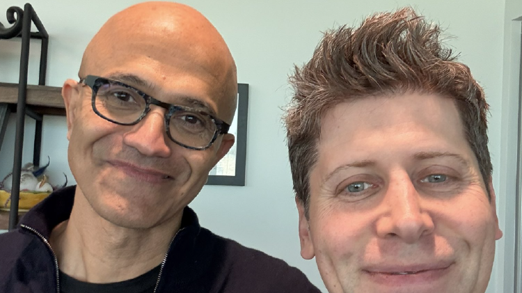 Satya Nadella (Microsoft) y Sam Altman (OpenAI) Satya Nadella (Microsoft) y Sam Altman (OpenAI)