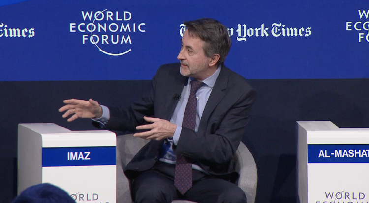 Josu Jon Imaz, CEO de Repsol, en Davos 2024