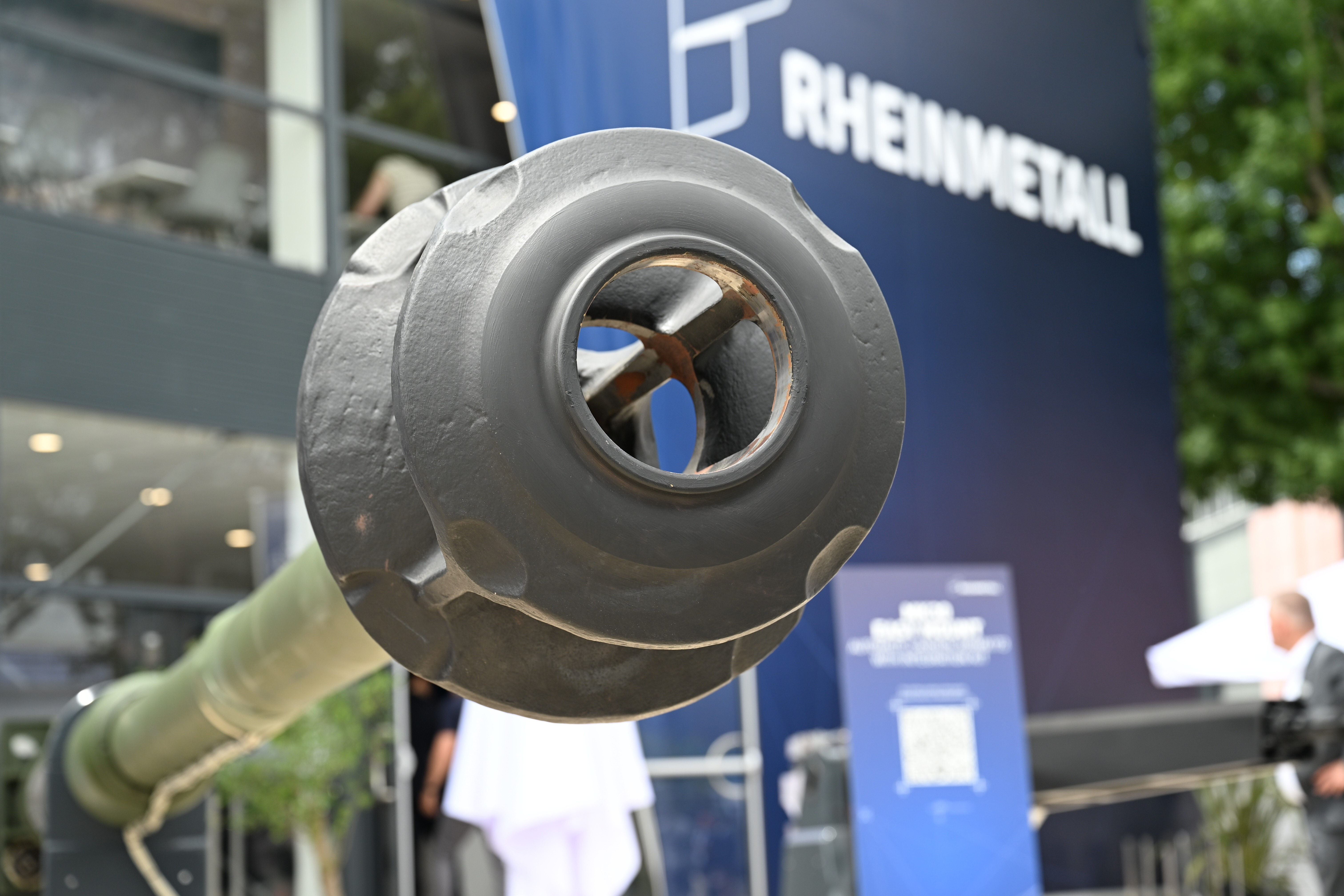 Stand de Rheinmetall en la feria Eurosatory 2026