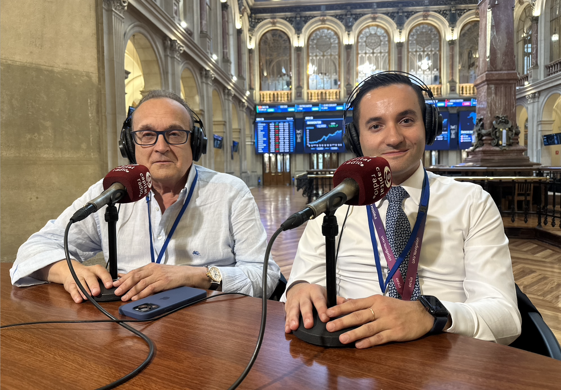 Ermengol Casanovas, CEO de Sitep, y Miguel Ángel de Frutos, Director y CTO de UAV Navigation Grupo Oesía