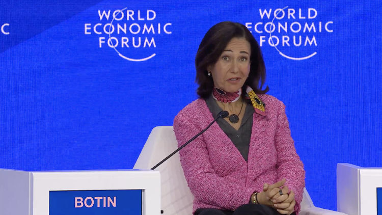 Ana Botín, presidenta de Banco Santander en Davos Ana Botín, presidenta de Banco Santander en Davos