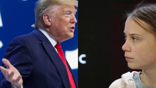 Trump Greta Trump Greta