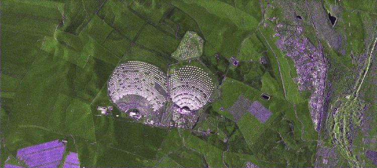 Imagen obtenida por el satélite Paz de Hisdesat Imagen obtenida por el satélite Paz de Hisdesat