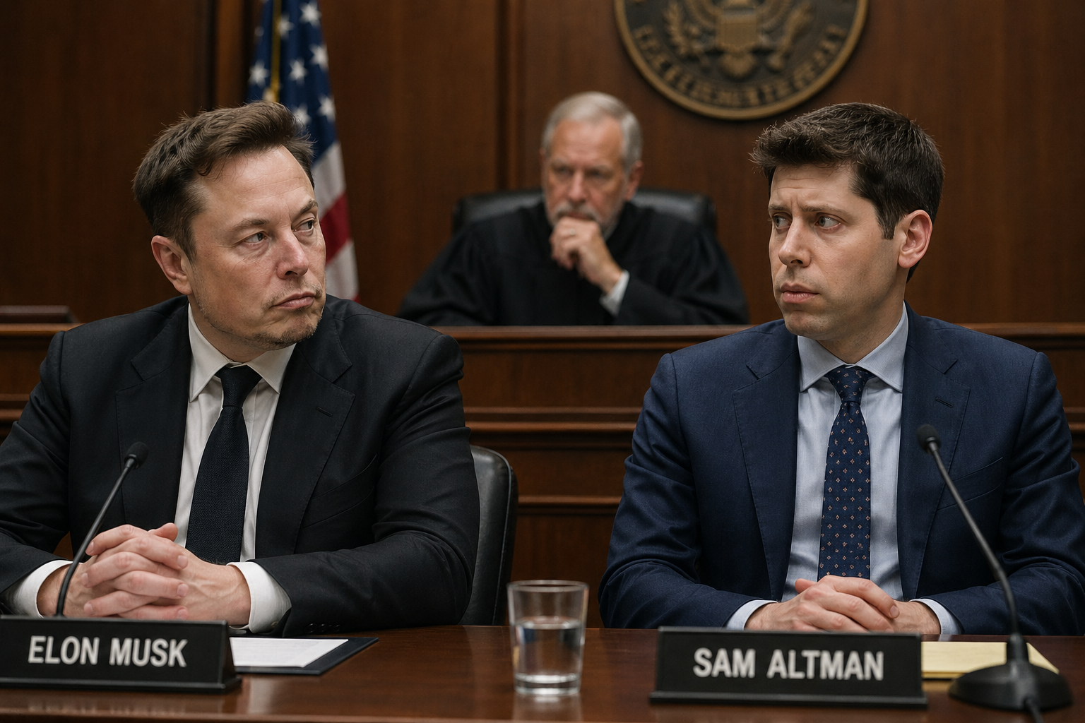 Elon Musk contra Sam Altman en los tribunales.