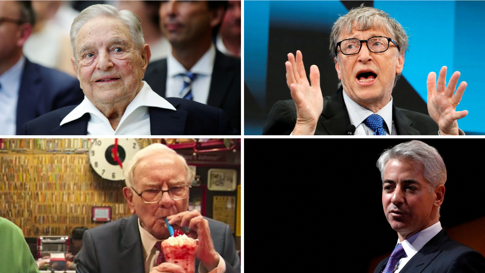 Soros, Gates, Buffet, Ackman