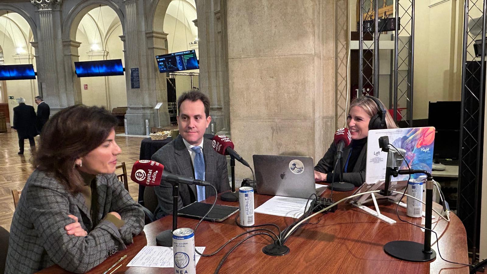 Pilar García Germán, Directora de ventas de Fidelity para España, y Carlos Moreno, Director de ventas Iberia de Columbia Threadneedle Investments