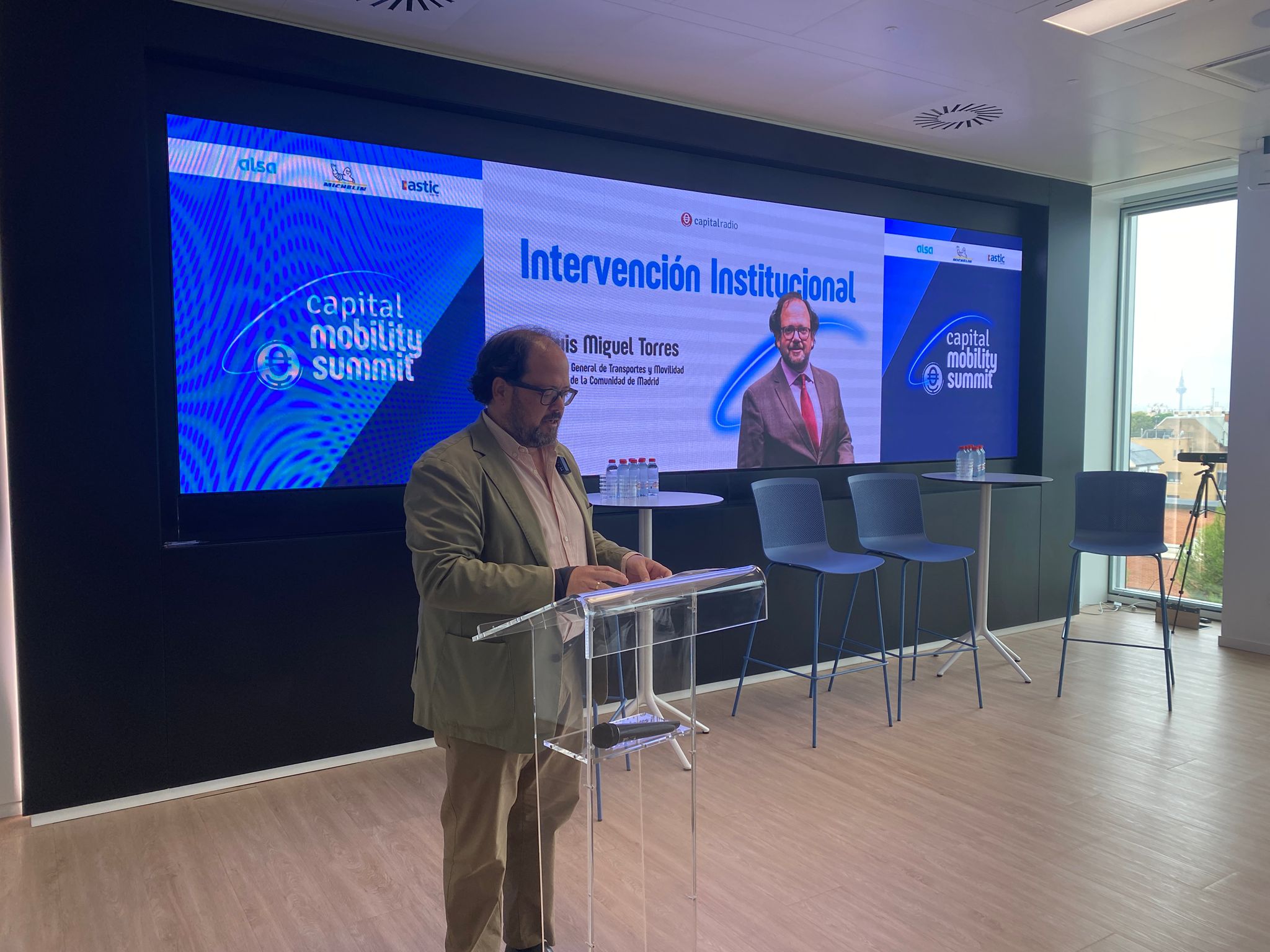 Luis Miguel Torres, director general de Transportes y Movilidad de la Comunidad de Madrid.