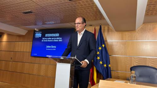 Jaime Barea, portavoz de Neutral in Motion Jaime Barea, portavoz de Neutral in Motion