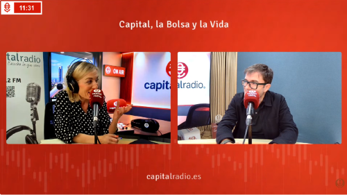 Laura Blanco, directora de Contenidos de Capital Radio; y Jorge Vázquez, consejero delegado de Redegal. Laura Blanco, directora de Contenidos de Capital Radio; y Jorge Vázquez, consejero delegado de Redegal.