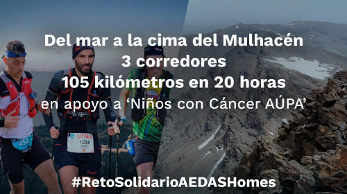 Reto Solidario AEDAS Homes, Diego Chacón, Andrés Valverde y Diego Romero.
