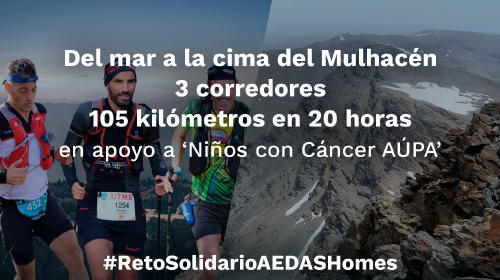 Reto Solidario AEDAS Homes, Diego Chacón, Andrés Valverde y Diego Romero. Reto Solidario AEDAS Homes, Diego Chacón, Andrés Valverde y Diego Romero.
