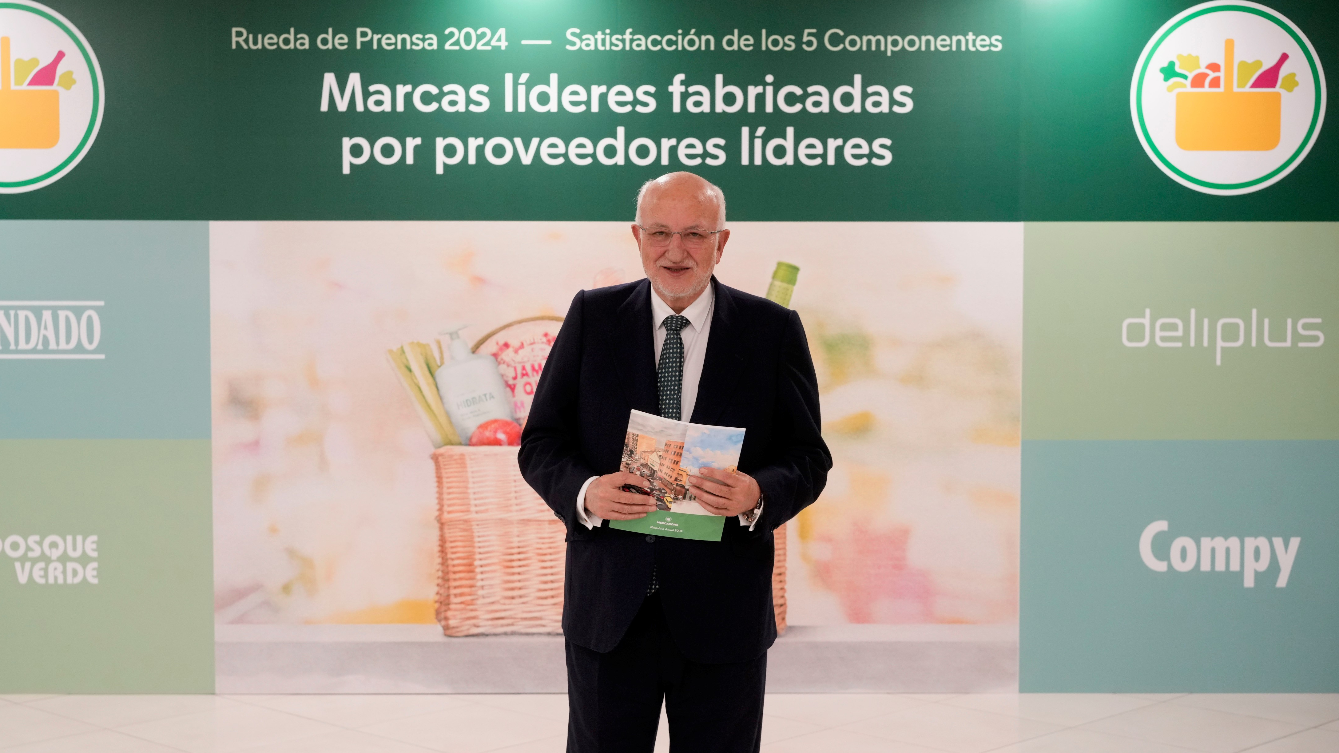 Juan Roig, presidente de Mercadona en la presentación de resultados de 2024 Juan Roig, presidente de Mercadona en la presentación de resultados de 2024