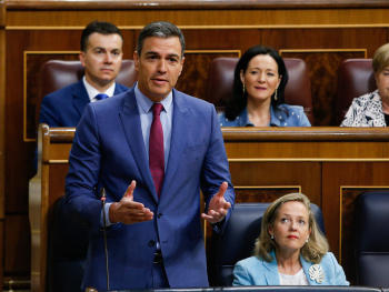 Pedro Sánchez y Nadia Calviño