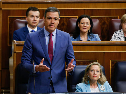 Pedro Sánchez y Nadia Calviño Pedro Sánchez y Nadia Calviño