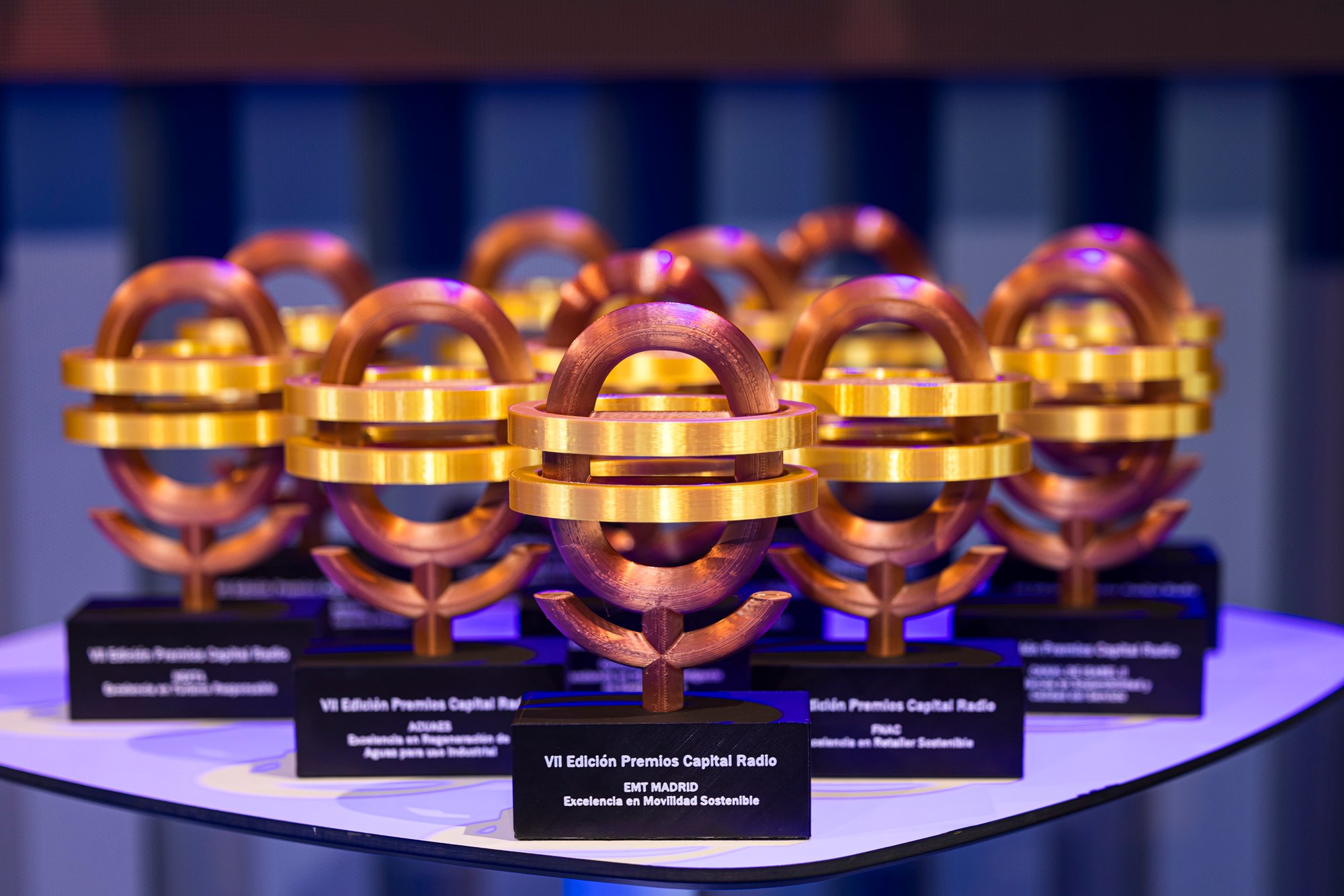 Premios Capital Radio elaborados por Ayúdame3D
