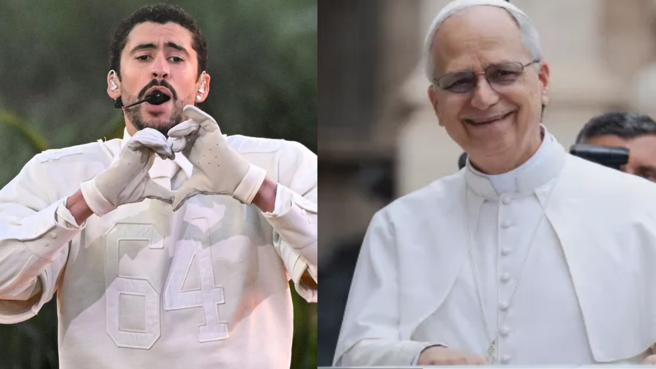 Bad Bunny el el Papa Leon XIV