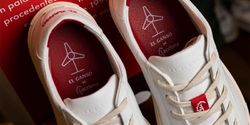 acciona el ganso zapatillas palas eolicas reciclaje acciona el ganso zapatillas palas eolicas reciclaje