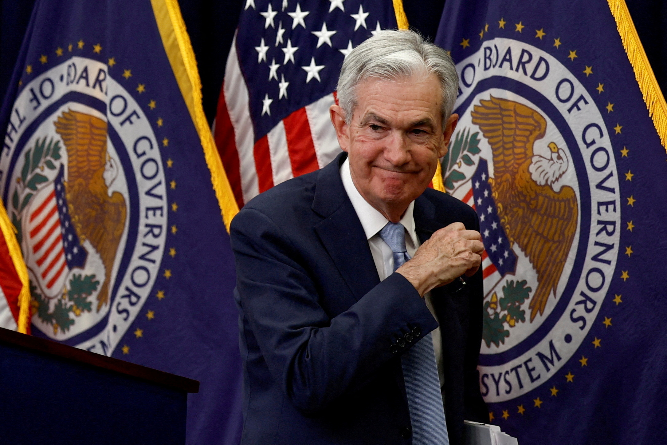 Jerome Powell, presidente de la FED