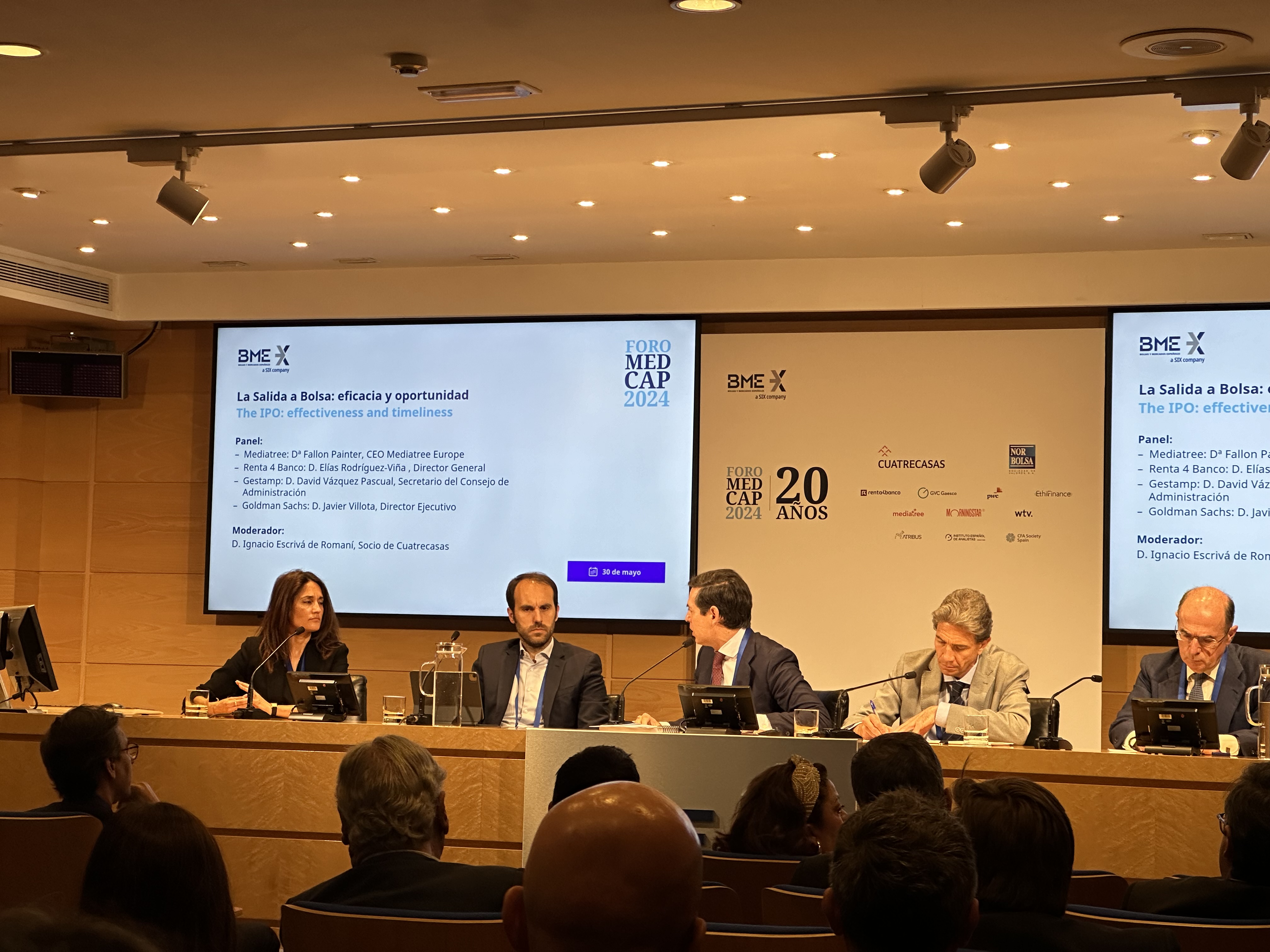 Mesa \"Salidas a bolsa: eficacia y oportunidad\" en el Foro Medcap 2024 Mesa \"Salidas a bolsa: eficacia y oportunidad\" en el Foro Medcap 2024
