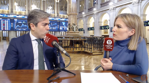 Carlos González (Cobas AM) durante la entrevista Carlos González (Cobas AM) durante la entrevista