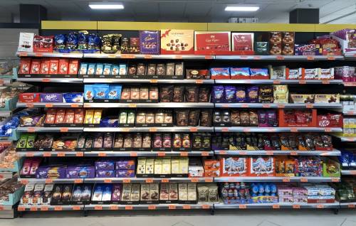 Foto lineal chocolates Foto lineal chocolates