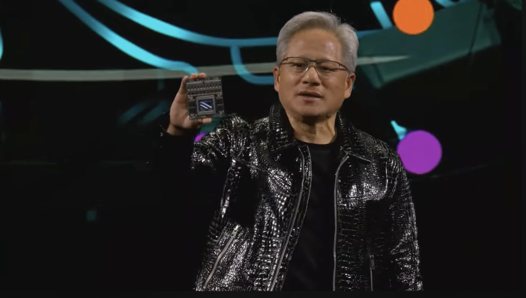 Jensen Huang (CEO de Nvidia) en el CES de Las Vegas 2025