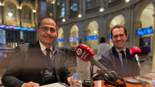 Antonio López Silvestre, responsable de Inversión Sostenible en March Asset Management; y Carlos Moreno, Sales Director Iberia at Columbia Threadneedle Investments. Antonio López Silvestre, responsable de Inversión Sostenible en March Asset Management; y Carlos Moreno, Sales Director Iberia at Columbia Threadneedle Investments.