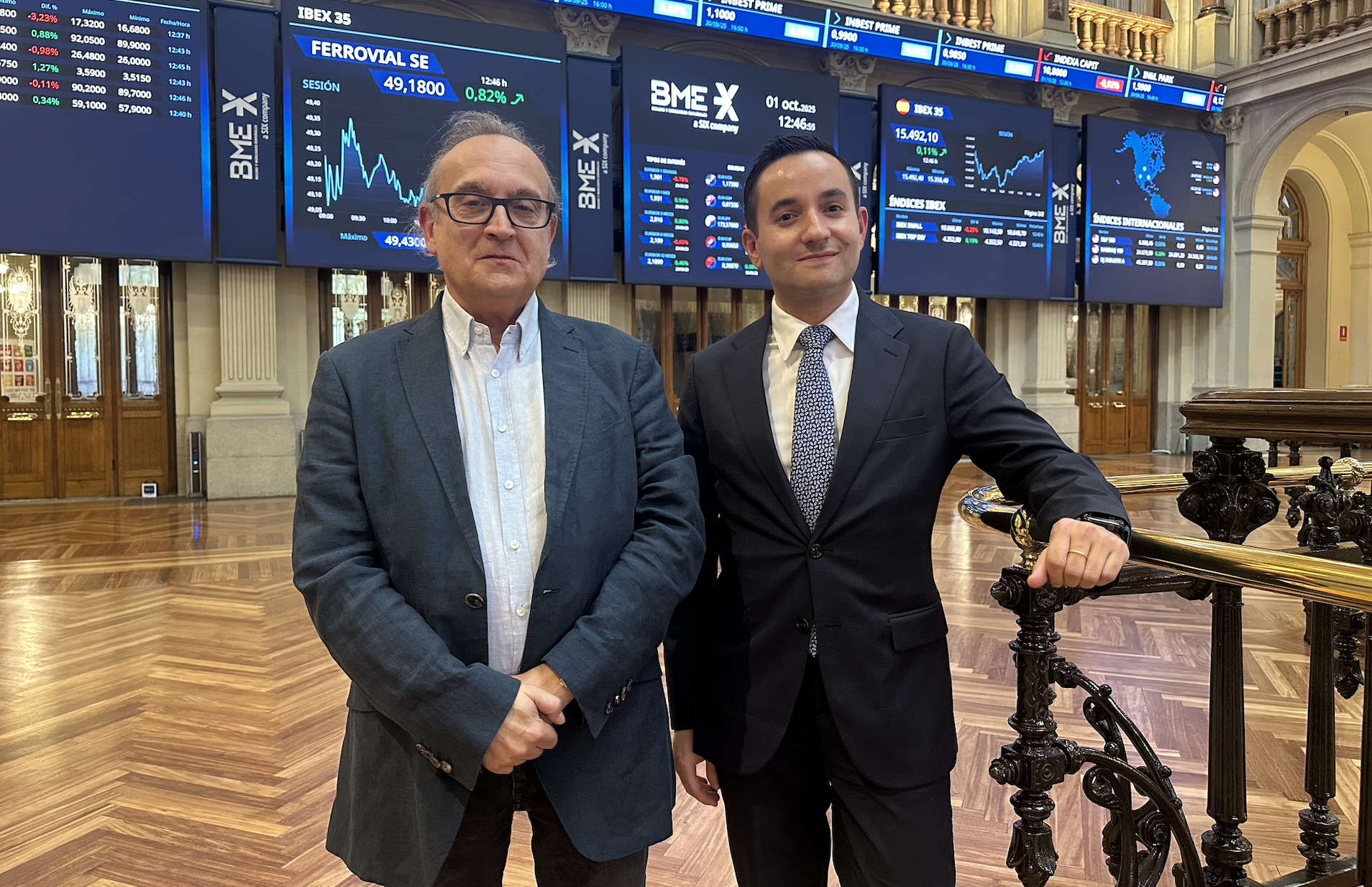 Ermengol Casanovas, CEO de Sitep, y Miguel Ángel de Frutos, Director y CTO de UAV Navigation Grupo Oesía