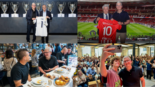 Tim Cook, CEO de Apple, en Madrid Tim Cook, CEO de Apple, en Madrid