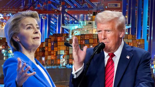 Ursula von der Leyen y Donald Trump Ursula von der Leyen y Donald Trump