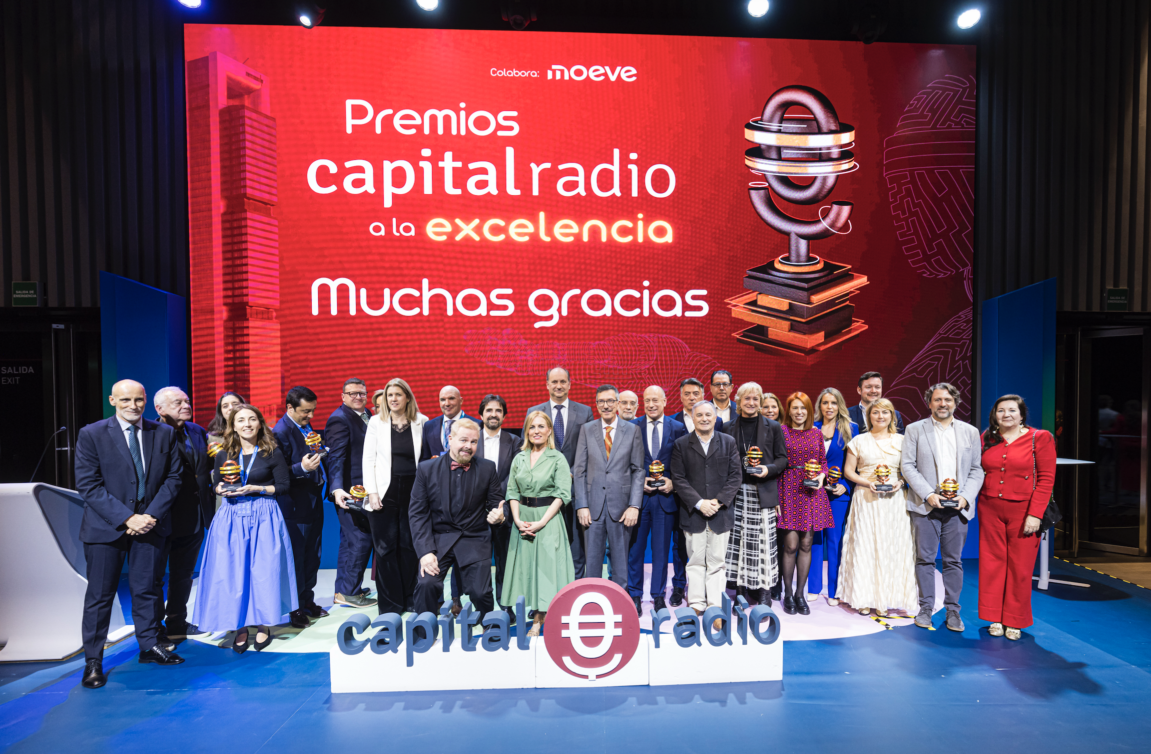 Premiados en la VIII Edici&oacute;n de los Premios Capital Radio a la Excelencia.