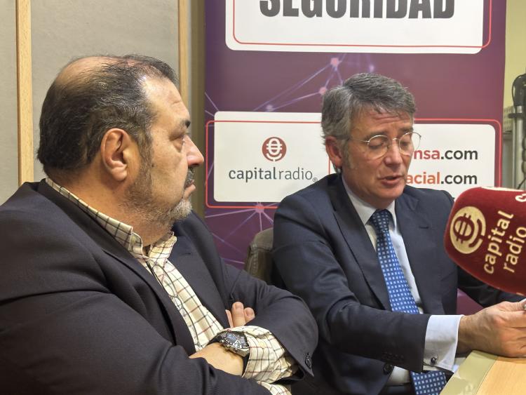 Manuel Martín (Arquimea) y Alfonso Fernández (Alpha Unmanned Systems) Manuel Martín (Arquimea) y Alfonso Fernández (Alpha Unmanned Systems)