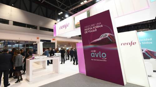 Avlo Stand de Renfe en Fitur, Twitter oficial de Renfe Avlo Stand de Renfe en Fitur, Twitter oficial de Renfe