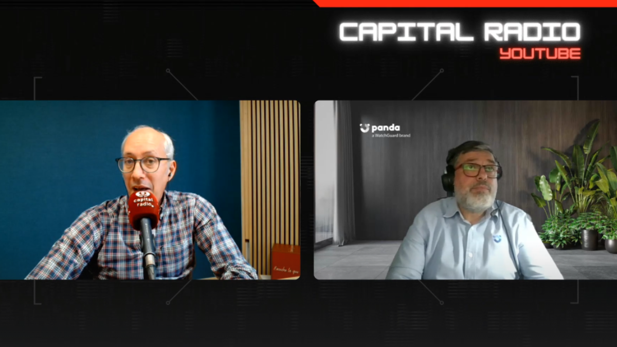 Eduardo Castillo, director de Afterwork y Ciberafterwork en Capital Radio; y Herv&eacute; Lambert, Global Consumer Operations Manager de Panda Security.