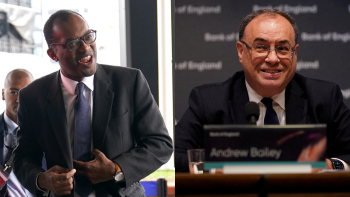 Kwasi Kwarteng y Andrew Bailey