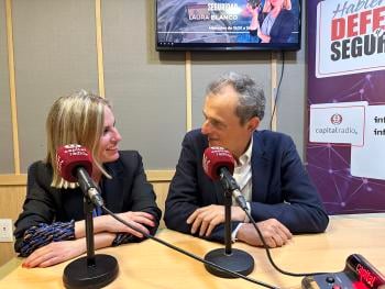 Pedro Duque, presidente de Hispasat, en Capital Radio con Laura Blanco Pedro Duque, presidente de Hispasat, en Capital Radio con Laura Blanco