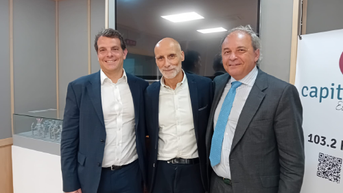 David García, responsable de Desarrollo de Negocio de Cepsa; e Ignacio Pérez Carasa, director de Relaciones Institucionales y RSC de Alsa. David García, responsable de Desarrollo de Negocio de Cepsa; e Ignacio Pérez Carasa, director de Relaciones Institucionales y RSC de Alsa.